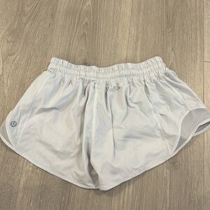Lululemon White Hotty Hot Shorts!
